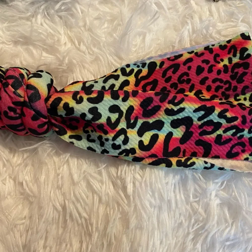 (4) Leopard Variety Baby/Toddler Headbands/Bows